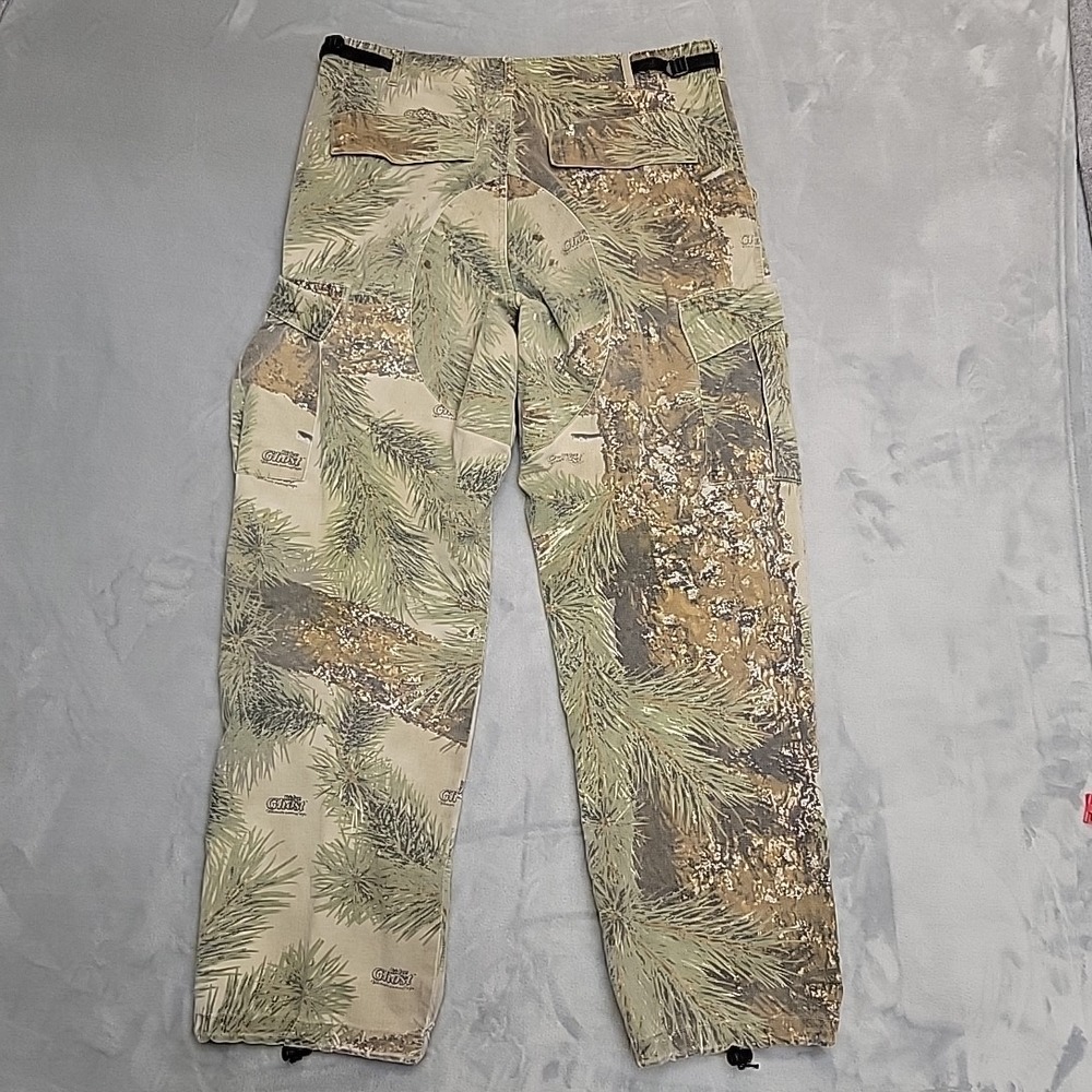 VTG Ghost Camo Pants Mens 34x30 Green Ridge Cargo Ultimate Camoflage Hunting - Picture 12 of 16